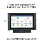 Touch Screen Digitizer Replacement for LAUNCH X431 PAD III PAD3